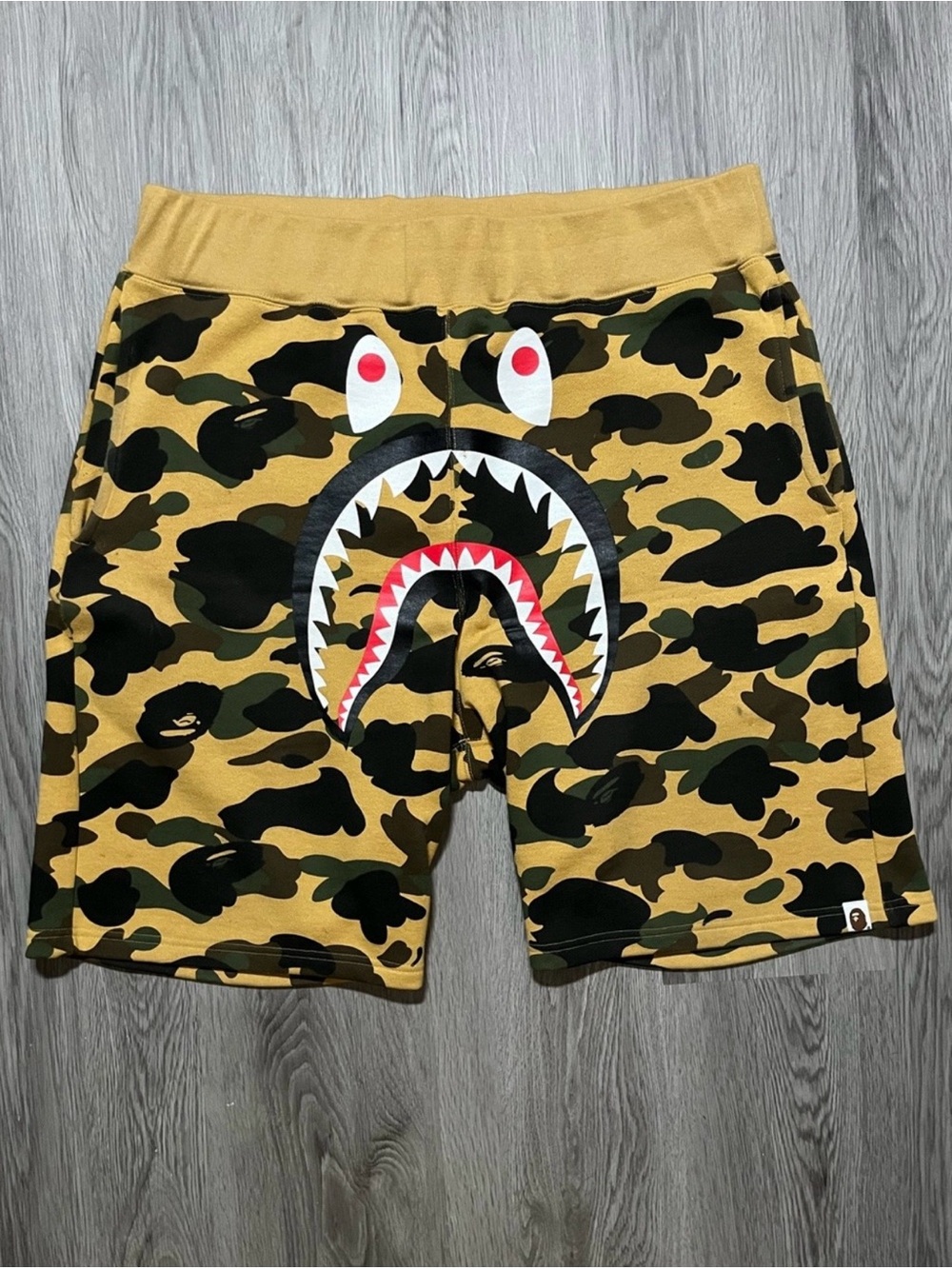 BAPE 1st Camo Shark Sweat Shorts